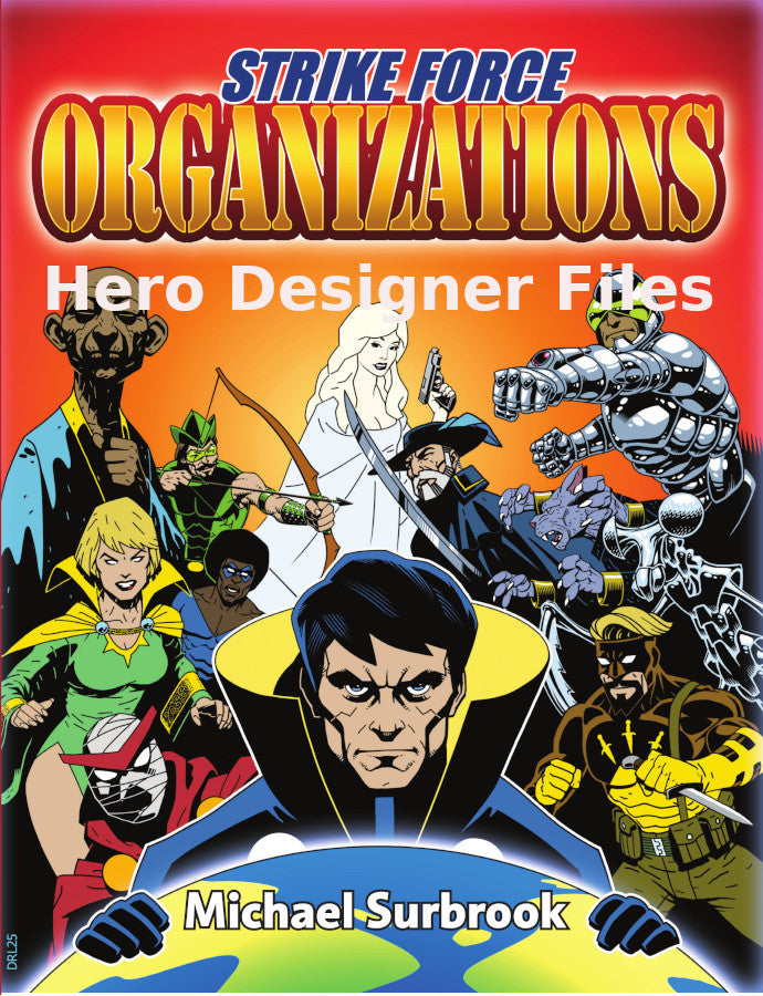 Strike Force Organizations Hero Designer Files