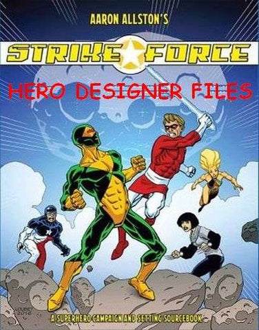 Strike Force Hero Designer Character Pack